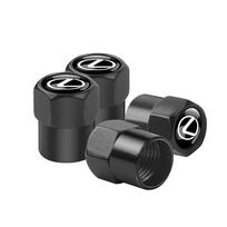 4Pcs Car Wheel Tire Valve Cap Tyre Rim Stem Cover Moto Truck Bike For Lexus CT200h NX300h RX300 RX330 EX300h F Sport IS250 IS300