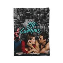 Off Campus The Deal Blanket Velvet Summer Air Conditioning   Multifunction Warm Throw Blankets for Sofa Bedroom Plush Thin Quilt 75x90cm