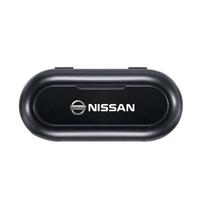 Automobilio skydelio saulės akinių dėklas Akinių laikiklis Automobilio akinių dėklas Su Nissan Sentra Altima Versa Bluebird Sunny Maxima X-Trail Pathfinder Murano black