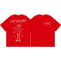 Rapper Rels B Love Love Flakk Merch Tshirts Unisex Unisex Clothing Fashion Hip Hop T Shirt Summer Casual Loose 100cotton Tshirts 4XL