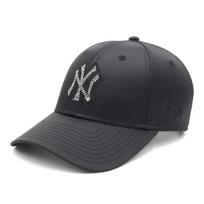 New Era 9FORTY Cloth Strap Cap 15206579 NER37C3424 NY Black New Era Cap Satin Rhinestone MLBONSPOTZ Exclusive MLB Rhinestone Satin New York Yankees