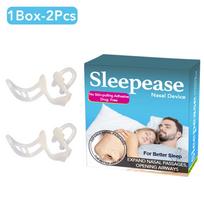 Silicone Nose Clip Anti Snoring Device Improve Breathing Help Sleep Better Prevent Snoring Easy Breath Nasal Dilator blue
