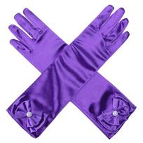 Wedding Dress Children Long Gloves Stage Gloves Full Finger Mittens Princess Skirt Accessories