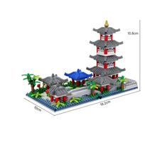Hangzhou West Lake Assembled Building Blocks 1560 Pieces Difficult Building Playthings Christmas Gifts Birthday Gifts Suitable Ideal for