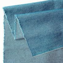145cm Stretch Denim Fabric Blue Washed Micro Elastic Breathable per Yard for Shirt Apparel Bags Cushion Quilting Sewing Supplies 45x145CM