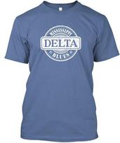 Mississippi Delta Blues Muzikos Marškinėliai Pagaminta JAV Dydis S iki 5XL XL gray
