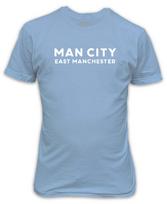 Man City East Manchester Sky Blue T-Shirt fan top S