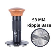Auto Release Espresso Machine Tamper SUS304 Sound Feedback Spring Loaded Tamper with Markings Eco-Friendly Coffee Powder Hammer