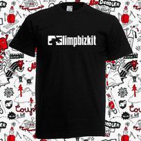 Limp Bizkit Simple Logo Rap Rock Band Black Unisex T-Shirt S