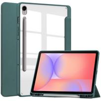 Tablet Case For Galaxy Tab S10 Lite /S10FE/S9FE/S9 X400 Transparent Acrylic Pen Slot For Tab S10 Lite
