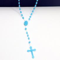 Šviečiantis Katalikiškas Jėzaus Kristaus Kryžius Plastikinis Rožančiaus Kryželis Karoliai Religinė Bažnyčios Dekoracija Sieniniai Kryžiai Suvenyrai Dovanos