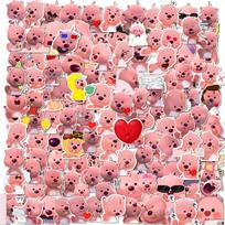 100PCS Cute Anime Loopy Cartoon Stickers Diary Decals Skateboard Laptop Motorcycle Waterproof Kids Toys Cool DIY Sticker Pack