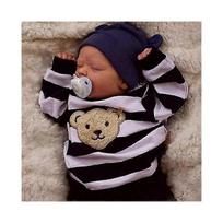 (full body silicone-boy) Npk 46cm Reborn Newborn Baby Darren Toy Lifelike Real Soft Touch_usmddsa full body silicone-girl