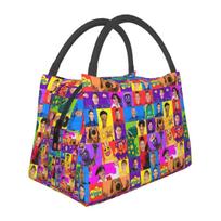 The Wiggles Tv Show Music Band Insulated Lunch Bag for Women Bento Storage Food Boxes Container Cooler Thermal Lunch Box Tote One Size