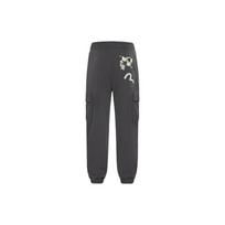 Evisu AW23 Trademark Print Straight Leg Cargo Pants Men pants Dark-Gray 2EAHTM3SP1113STCT S