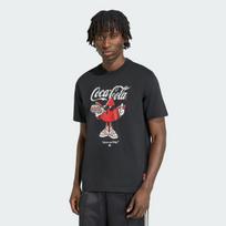 Adidas Originals X Coca Cola T Shirts Men's Black Crew Neck Moderate L brown