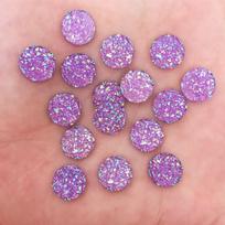 100 vnt AB dervos Bling išgaubto paviršiaus rūdos 10 mm apvalaus plokščio kalnų krištolo papuošalai  pasidaryk pats  vestuvės 10mm