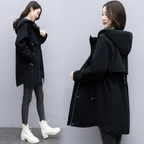Mid-length Hooded Waist Parka for Women Winter Style Warm Cotton Coat for Middle-aged Mothers XXXL juoda