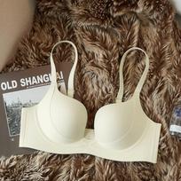 Smooth Seamless Versatile Sexy Backless Women's Underwear Push Up Lifting Side Support Wirefree Bra 32/70