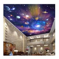 3D Wallpaper Star Universe Galaxy Room Suspended Ceiling Wall Mural Living Room Bedroom Wallpaper Home Decor 200 cm(W) x 140 cm(H)