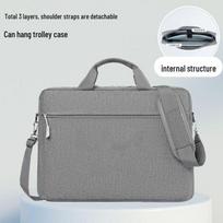 Large Capacity 17.3-Inch Laptop Bag with Multi-Compartment and Velvet Lining 15.6/16.1 Inch Universal