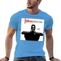 Haddaway - what is love 1992 - Dance 90s T-Shirt custom t shirt blue archive Short sleeve tee men S