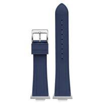 Fluoro Rubber Strap for Tissot PRX Powermatic 40mm Stainless Steel Buckle Men FKM Sport Waterproof Quick Release Watch Band 12mm 12mm tamsiai mėlyna spalva