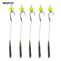 5pcs Pesca Fishing Hair Rigs hook Ready Made Carp Rigs fishing lure  Fishing Tackle 3#