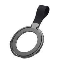 For MagSafe Magnetic Ring Phone Holder With Silicone Cord Rotating Kickstand For IPhone 16 15 Series Desktop Alloy Buckle Stand juoda