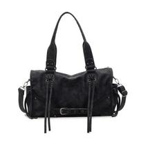 Vintage Faux Leather Tote Bag Lace Up Detail Shoulder Handbag For Women Casual Daily Commute Travel Fashi Versatile Satchel