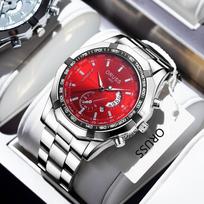 Fully Automatic Movement Watch Men'S Calendar Waterproof Luminous Non-Mechanical Watch Large Dial