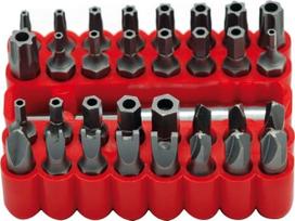 Vorel Special Profile Tips, Set Of 33 Pcs. 66330