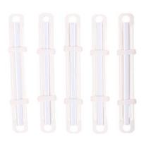 50Pcs Binding Buckle 2-hole Binder Clips Durable Easy-to-use Paper Fasteners Quick Secure Binding for Loose-leaf Documents