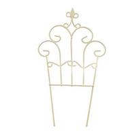 Small Decorative Wire Fence, Mini Metal Ornamental Fencing for Pot Planters Bonsai, Small Garden Border Edging Barrier, Vintage Style Garden Fence D