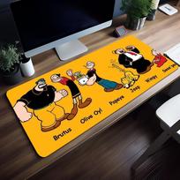 Mouse Pad Comic MousePad Nonslip Lockedge Funny Office Student Gaming Thickened Cartoon Large Writing PPopeye Pad Cushion 400x800x2mm