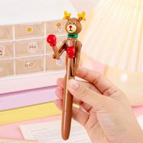 Signature Interactive Boxing Pen Writing Boring Fun Mechanism Fist Pen 1.0mm Press Ballpoint Pen Boxing Fighting Pen Student