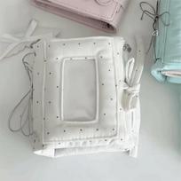 M5 Mini Pocket Notebook Polka Dot Strap Binder Note Planner Ins Diary Notebook  Student Stationery