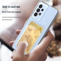 Samsung S26U/S25FE Drop-Proof Transparent Phone Case with Card Slot Samsung M13/F13 4G