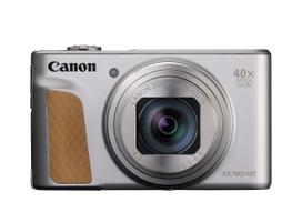 Canon PowerShot SX740 HS Kompaktiškas skaitmeninis fotoaparatas, 40x optinis priartinimas, 4K suderinamas, Sidabrinis, Priartinimas, Vaizdo įrašymas, Wi-Fi (PSSX740HSSL)