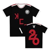 My Chemical Romance Football Tees The Black Parade Tour 2026 Merch Short Sleeve O-neck Loose Unisex T-shirt Graphic Print Tshirt S