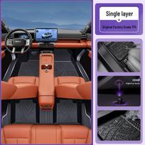 Leopard/Titanium TPE Full Surround Floor Mats for Models 3, 5, 7, 8 - Modification Accessories & Decorative Supplies
