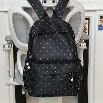 Schoolbag School Bag Junior High School Girls Girl Heart Atmosphere Polka Dot Bow Versatile High Value Female High School Student Backpack