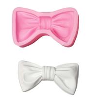 3D Bowknot Figurine Silicone Molds Epoxy Resin Molds for Candle Making Fondant Silicone Molds for Chocolate Cake Baking
