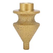 Step Chamfer Drill Bit Emery Brazed 10-38mm Multi Layer Tapered Cone Reamer for Metal Wood Concrete Tile Marble Engineered Stone