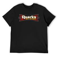 Star Trek Deep Space Nine Quark's Bar And Restaurant T-Shirt plain blue lock Men's t-shirt S