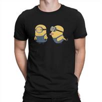 Vyriški marškinėliai Mieli Šaunūs Grynos 100% medvilnės marškinėliai Trumpomis rankovėmis M-Minions Marškinėliai Apvalus kaklas Moteriški drabužiai S-4xl Viršus Unisex S