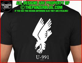 U-991 Diving Eagle Insignia T-Shirt WWII German Kriegsmarine U-Boat Unisex T-Shirt S
