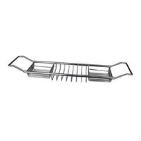 Adjustable Bath Shelf for Bathtub, Organizer Phone, Towel, And Book