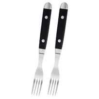 Classic Elegant Resin Rivets Handle Style Stainless Steel Western Cutlery 2 In 1 Set Delicate Utensils Dinnerware For Home