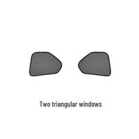 Tesla Model 3/S/X/Y Retractable Side Window Sunshade - Lift-up Sun Protection Car Accessory 2 Triangular Windows